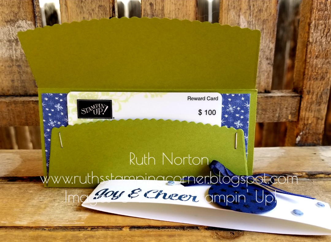 Ruth's Stamping Corner Envelope Dies Gift Card HolderVIDEO
