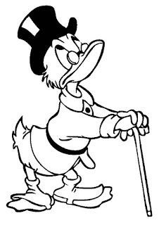Disney Colouring Pages For Kids: Scrooge McDuck Coloring Pages