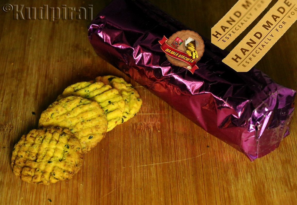 Kudpiraj's Garam Tawa Masala Biscuits(Spicy Mangalorean Cookies)