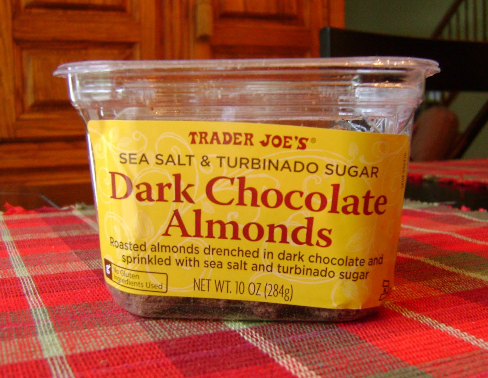 The Vegan Tummy Dark Chocolate Almonds from Trader Joe's