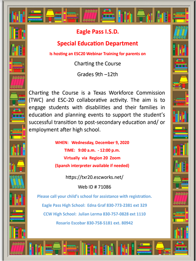 Eagle Pass ISD iVision Charting the Course ESC20 Webinar