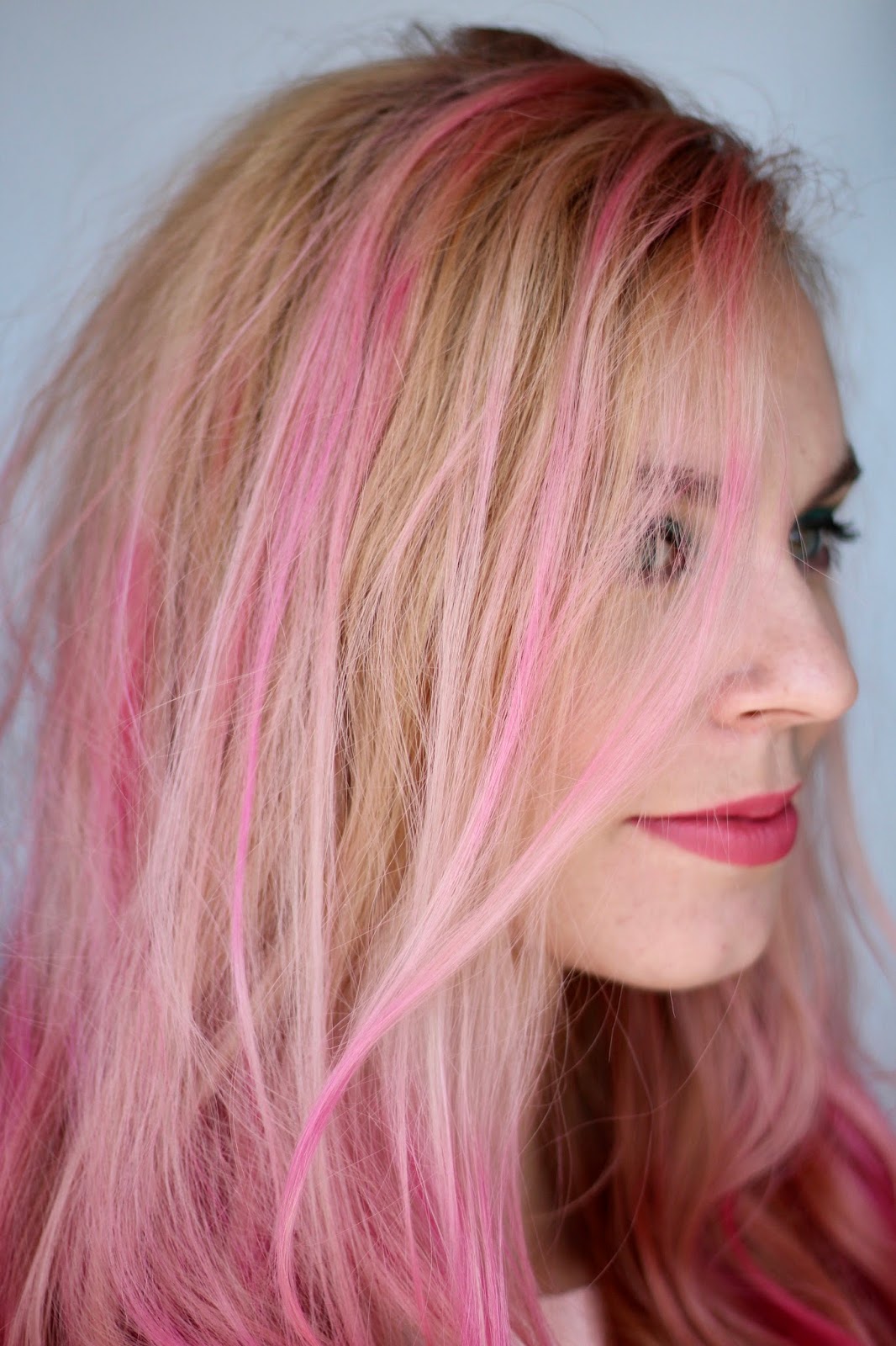 pink hair ružové vlasy