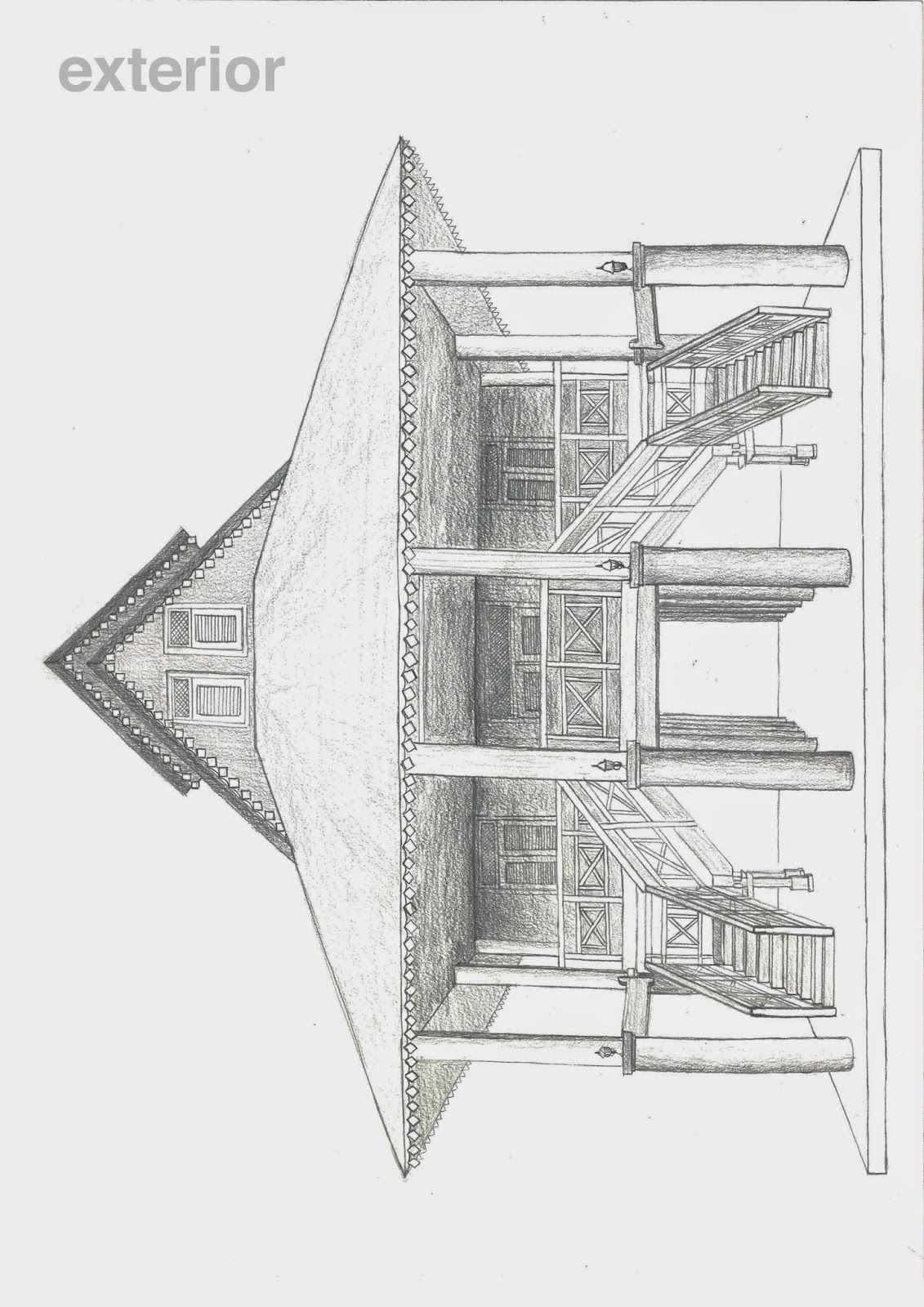 Bella designs: Final Project: Gorontalo Traditional House