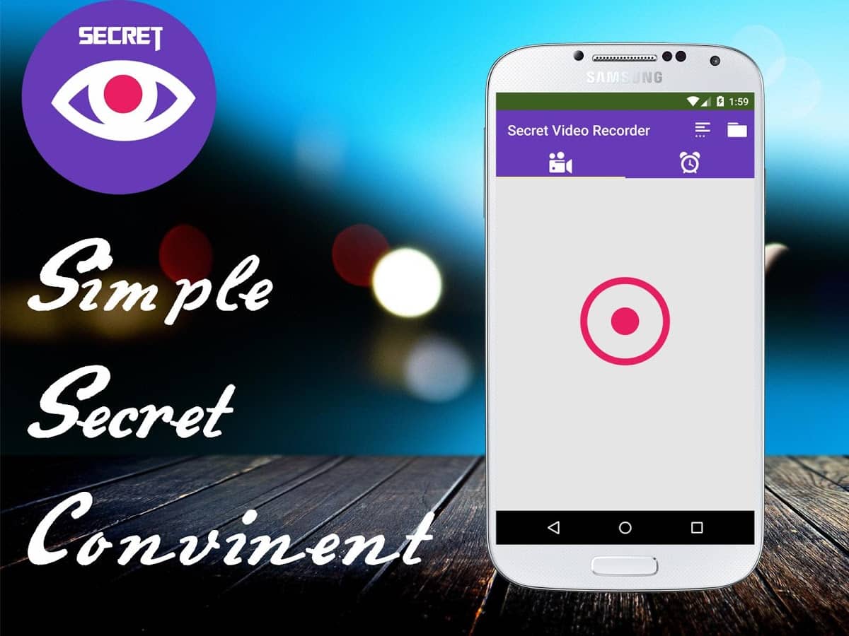simple notepad android hidden camera