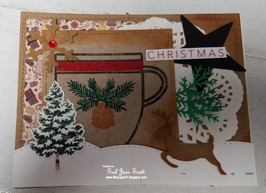 I Like Paper: Layered Christmas Card