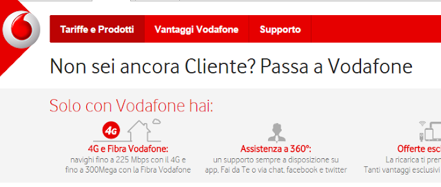 come passare a vodafone