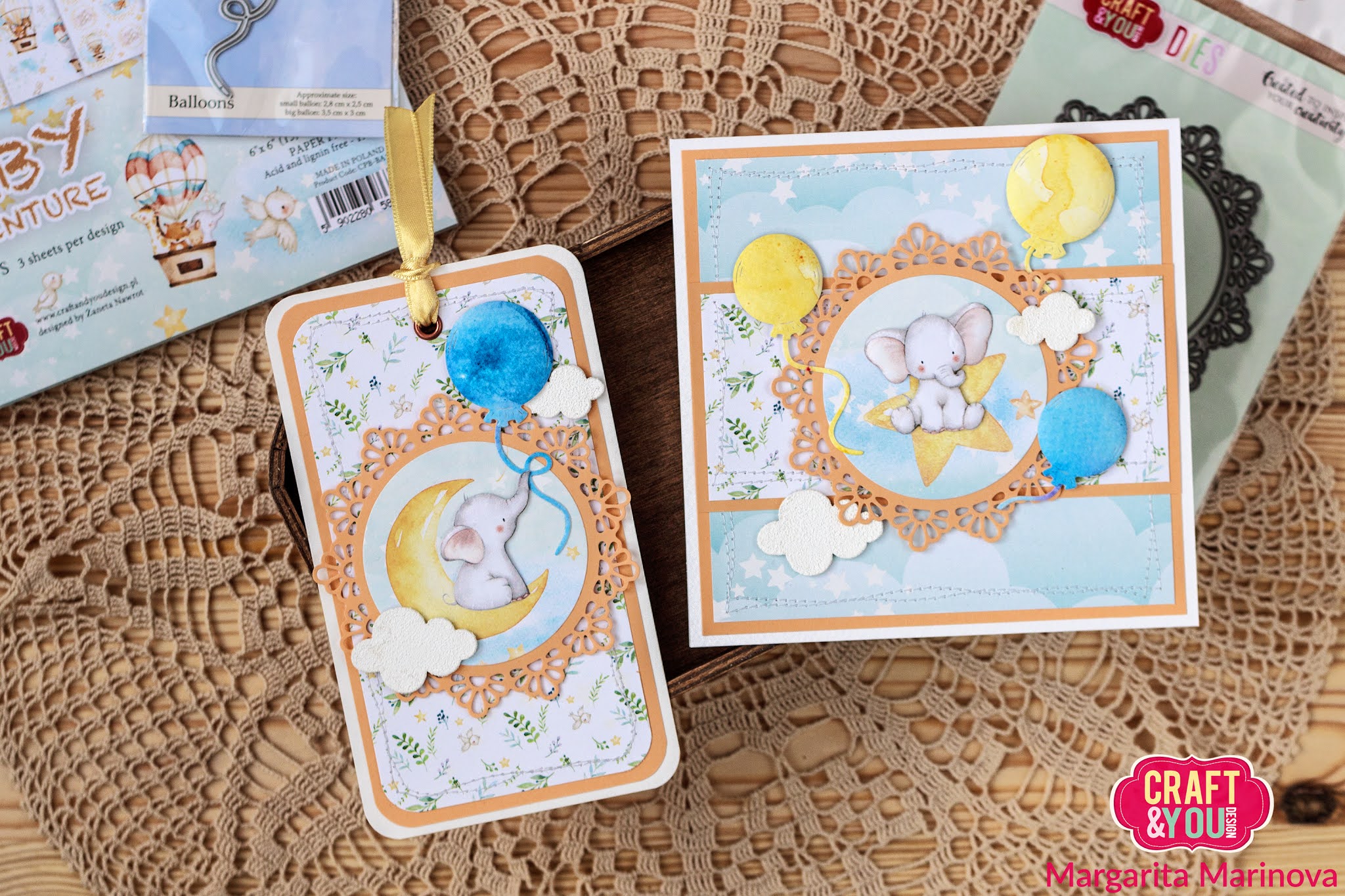 I'm a dreamer... Картичка и таг за Craft & You Design