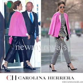 Queen Letizia wore CAROLINA HERRERA Coat