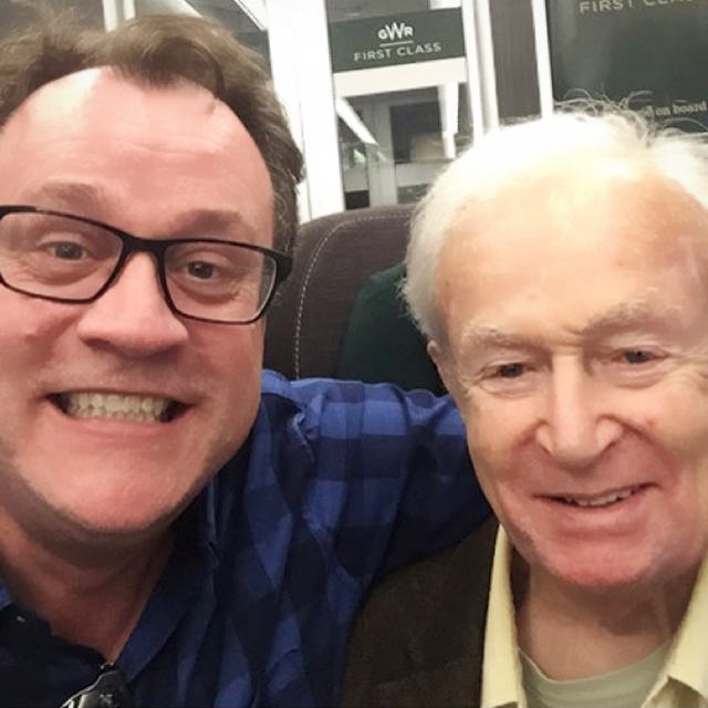 Russell T Davies William Russell Finally Meet The Gallifrey Times