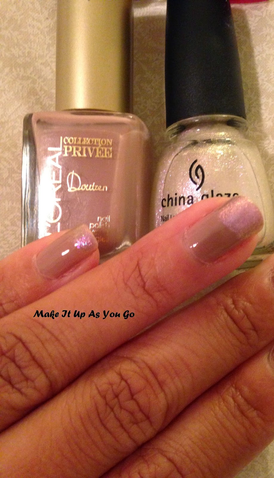 Nail Polish Change Lancôme Very In Love & Sinful Colors In Gilded