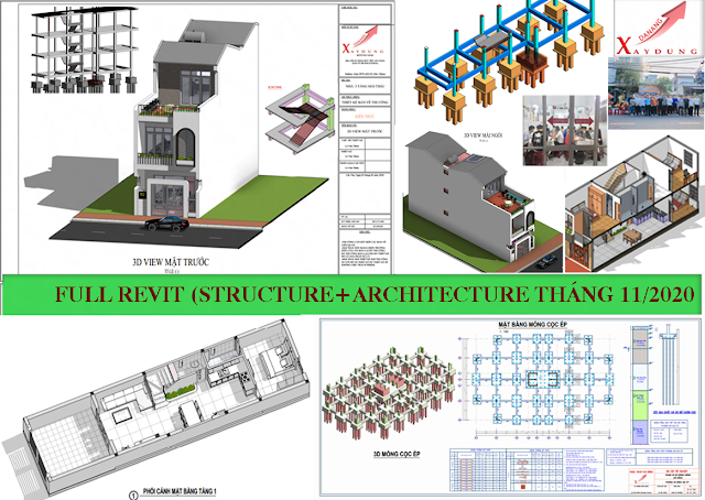 ĐÂY LÀ SẢN PHẦM HỌC VIÊN KHÓA HỌC REVIT FULL KẾT CẤU- KIẾN TRÚC CÁC BẠN THAM KHẢO NHÉ.