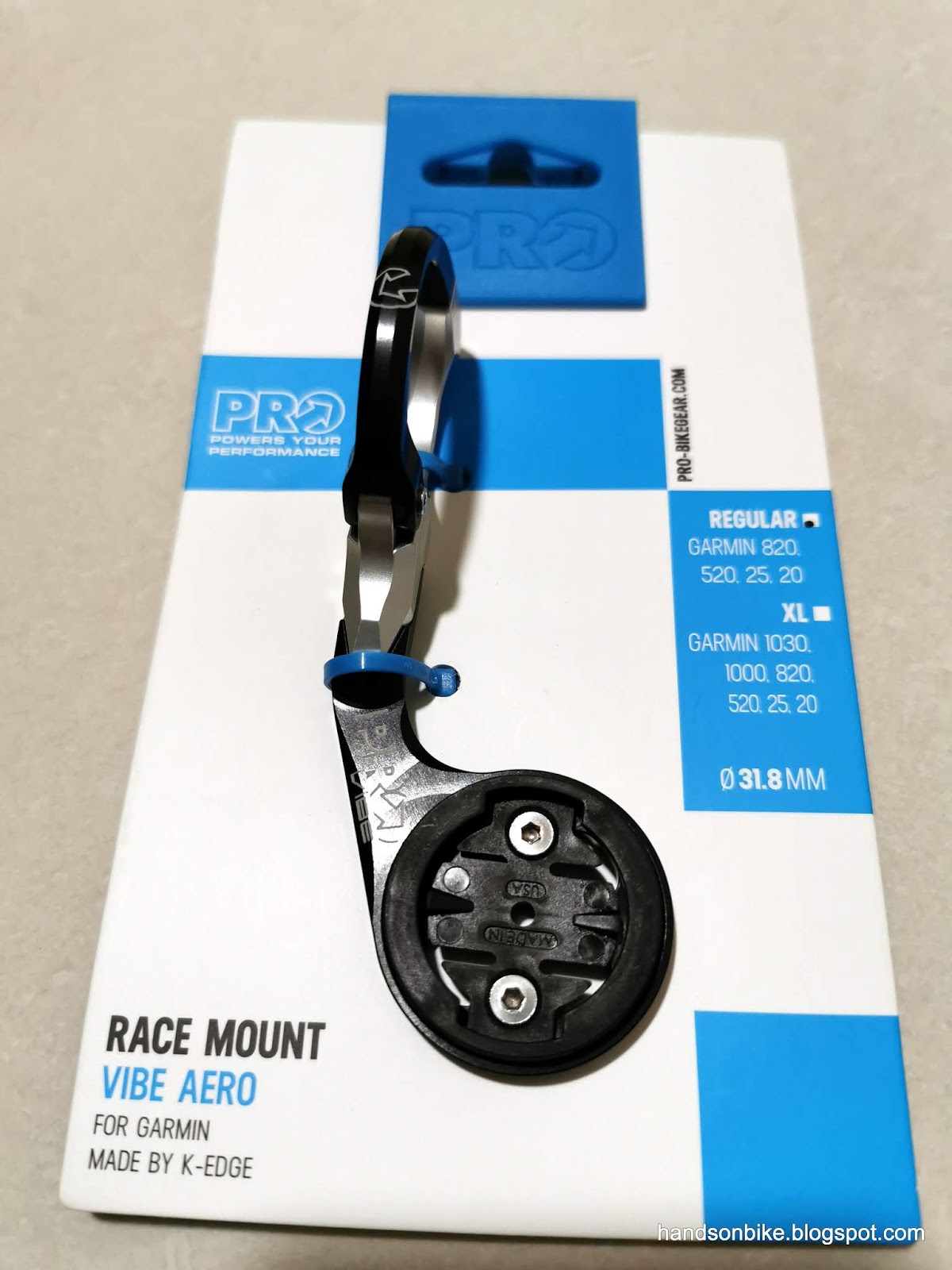 Shimano Pro K-EDGE Race Mount For Pro Vibe Aero Regular Garmin 1030 1000 820 520