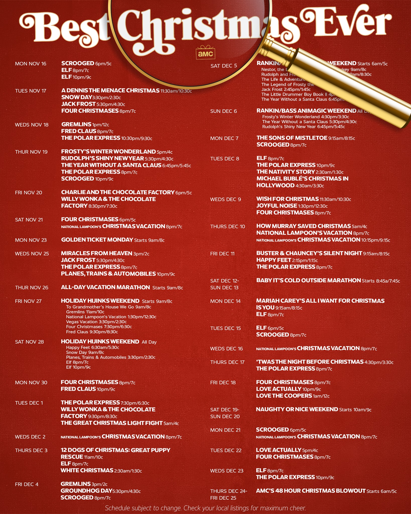 Amc Christmas Lineup 2022 Christmas Tv History: Where To Watch Christmas Tv Programs (2020)