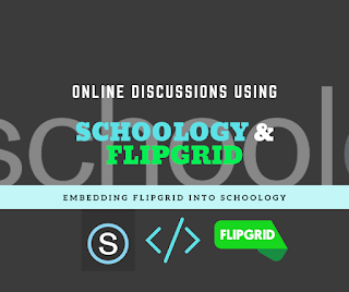 Schoology Part 1: Online Discussions Embedding Flipgrid Image