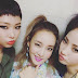 Wonder Girls' YeEun snap a group picture with Cheetah and Younha