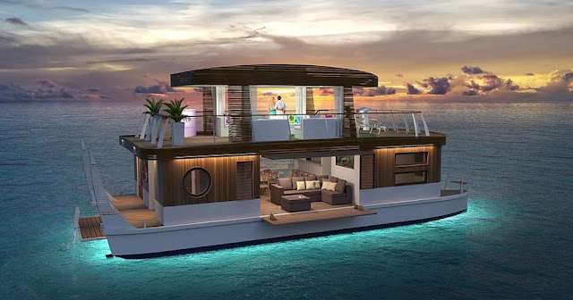 Vacationing with social distancing in a Luxury floating villa "