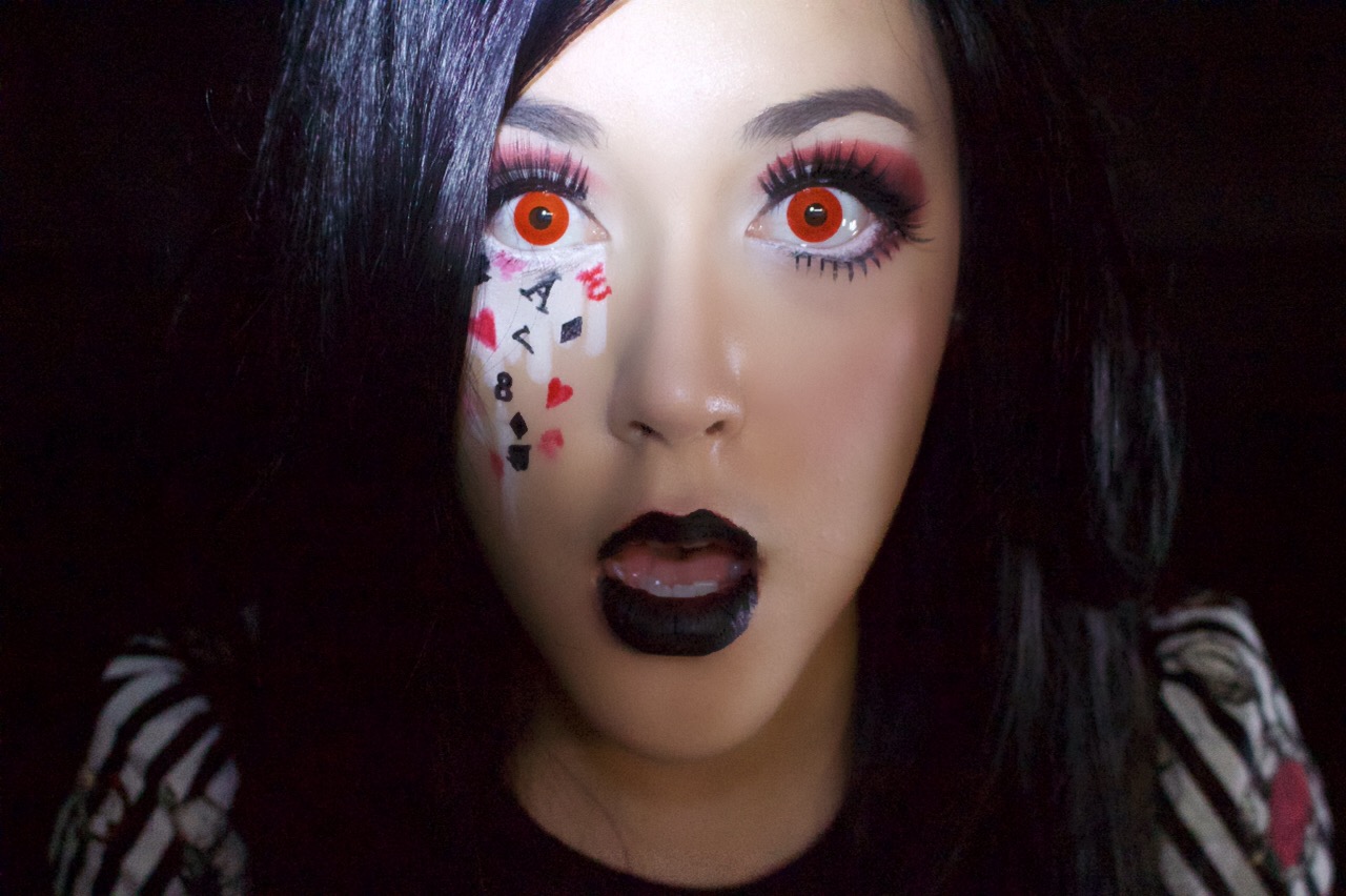 Takara Dri Evil Alice In Wonderland Halloween Makeup Tutorial