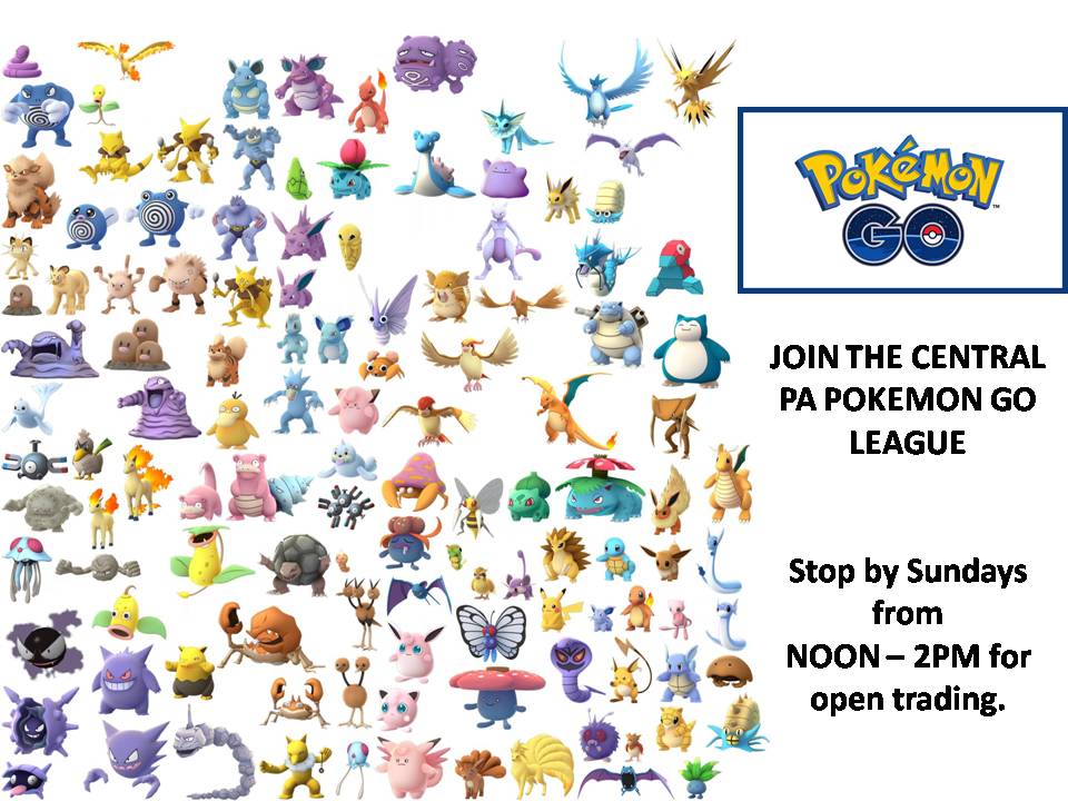 ComicStoreWest Join the Central PA Pokemon Go League