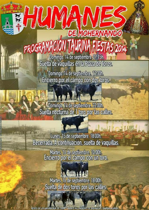 ENCIERROS POR EL CAMPO Encierro por el Campo Humanes 2014 Fiestas Humanes 2014 Encierros