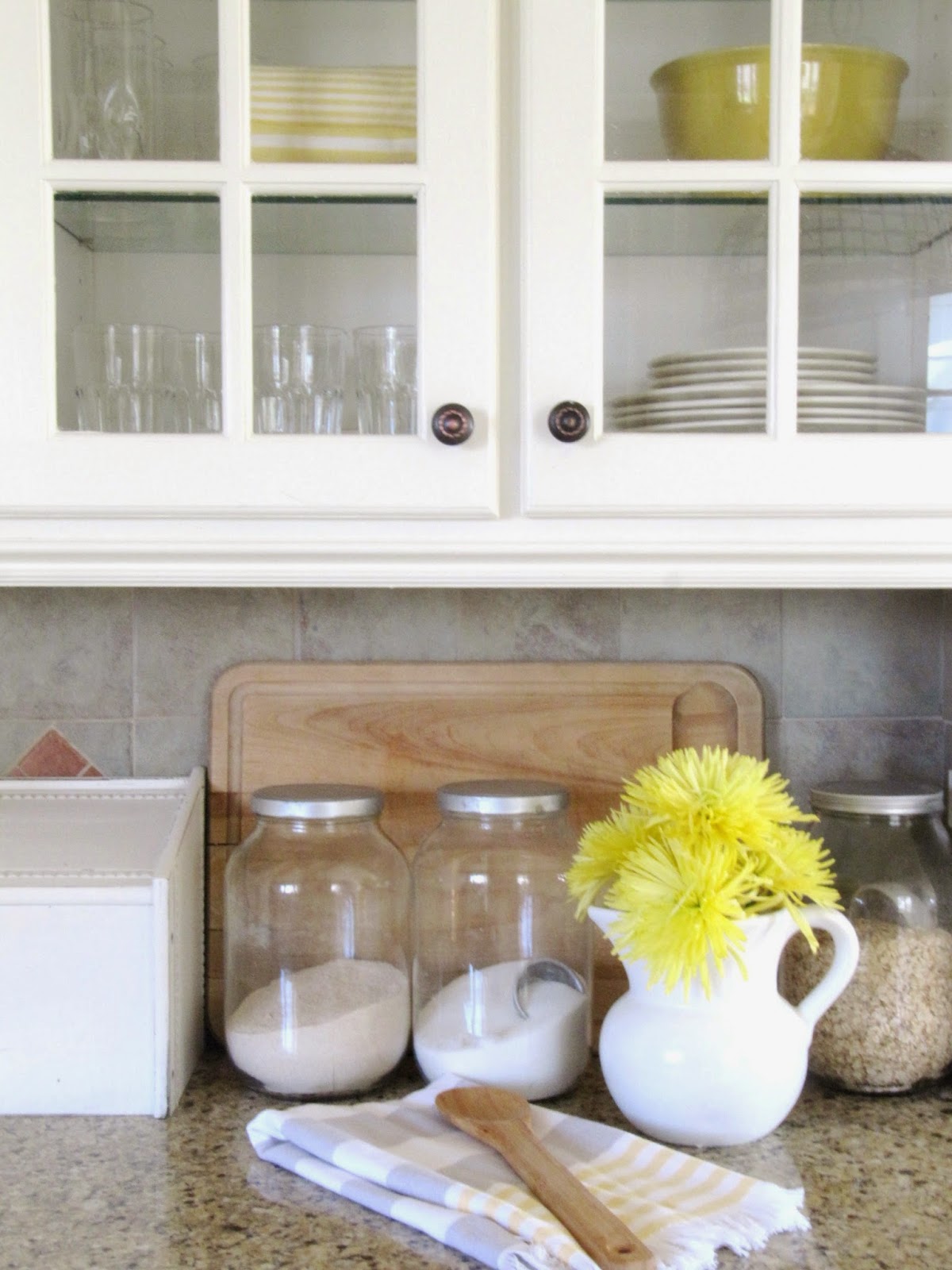 Spring Cleaning Kitchen Hutch