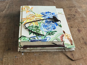 antique vintage embroidered cooking journal