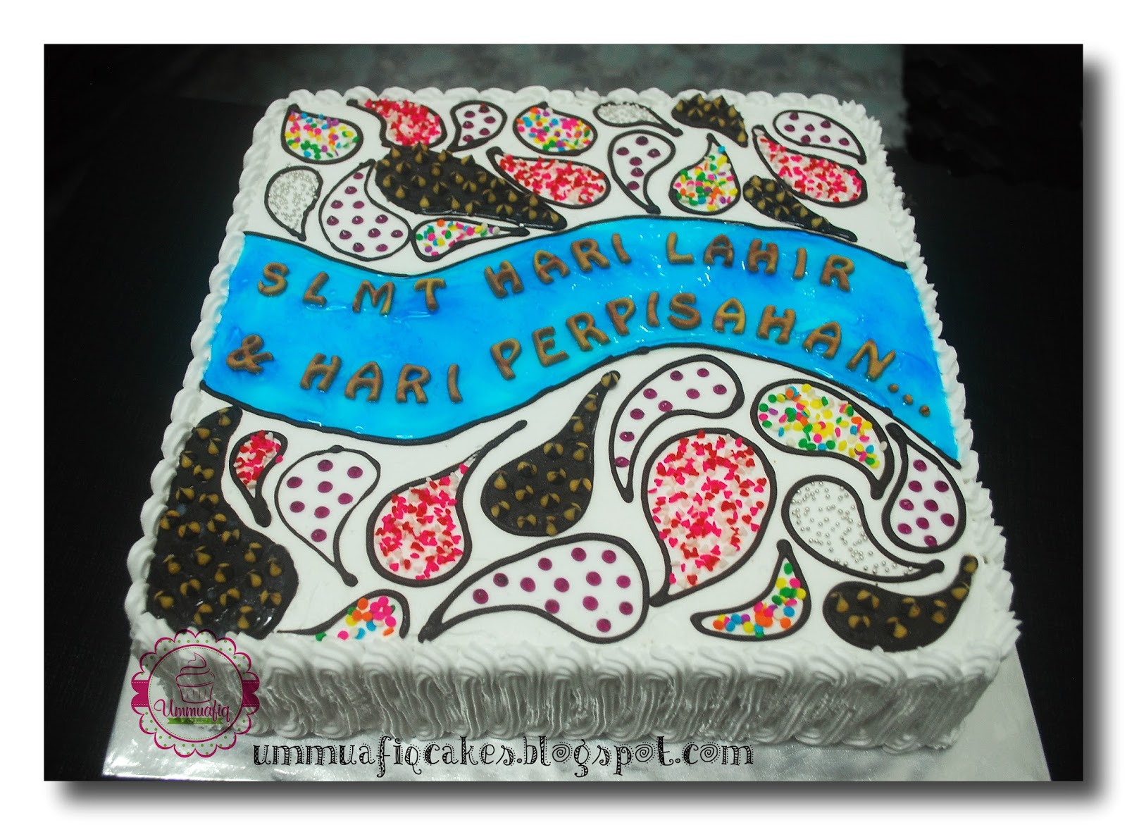UMMU AFIQ CAKES TELUK INTAN, PERAK 012 9291261 KEK DOODLE 2.