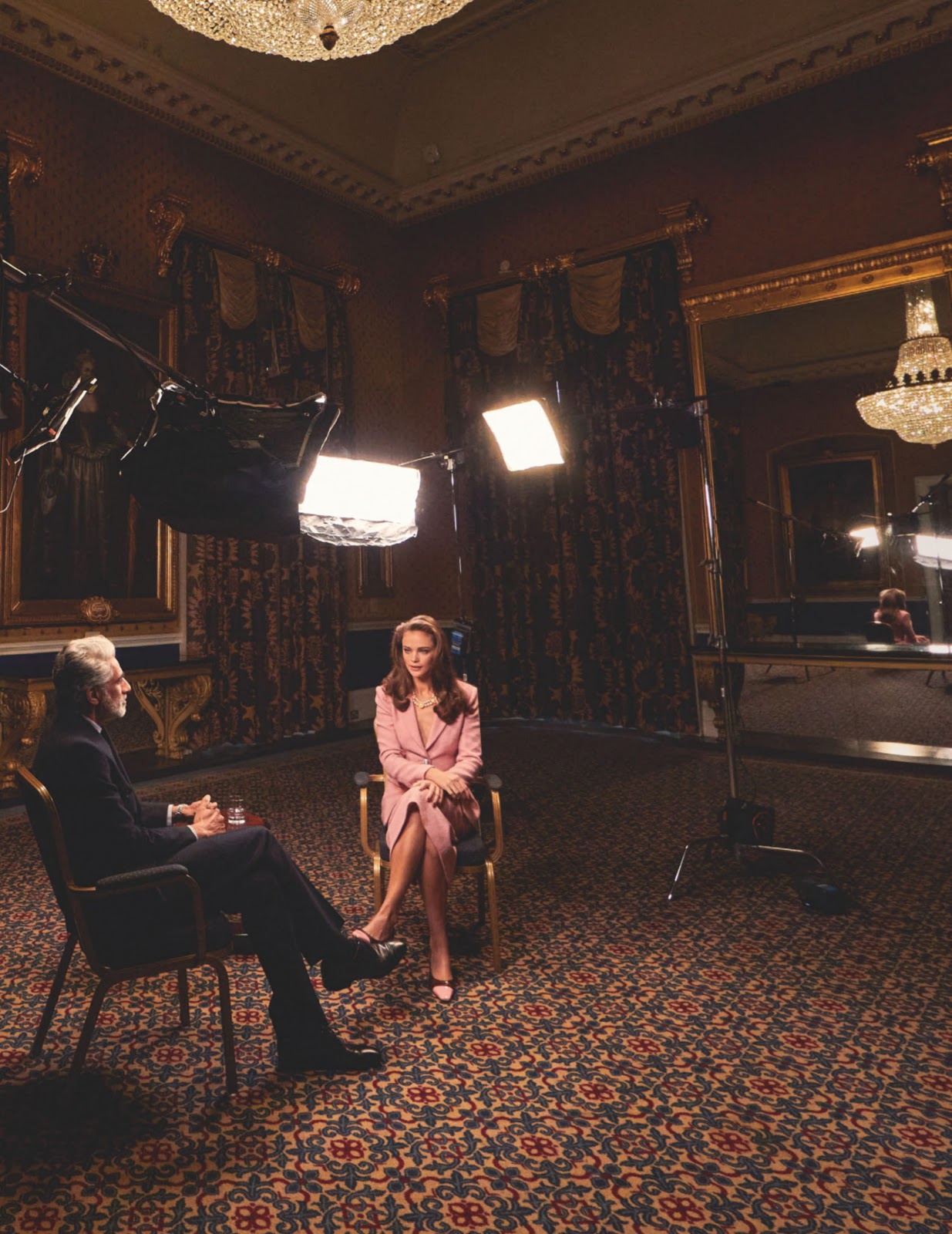 Fashion Editorial | A Very English Scandal - Jena Goldsack by Luc Braquet for Tatler June 2020