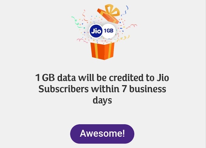 Get Jio Free Data Offer - Loot now