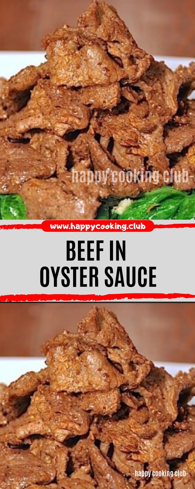 Beef in Oyster Sauce