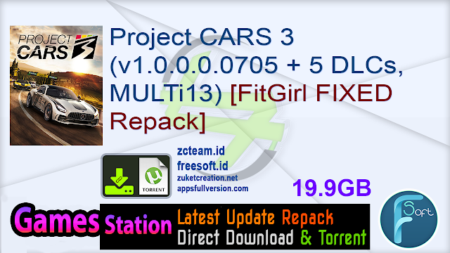 Project CARS 3 (v1.0.0.0.0705 + 5 DLCs, MULTi13) [FitGirl FIXED Repack]