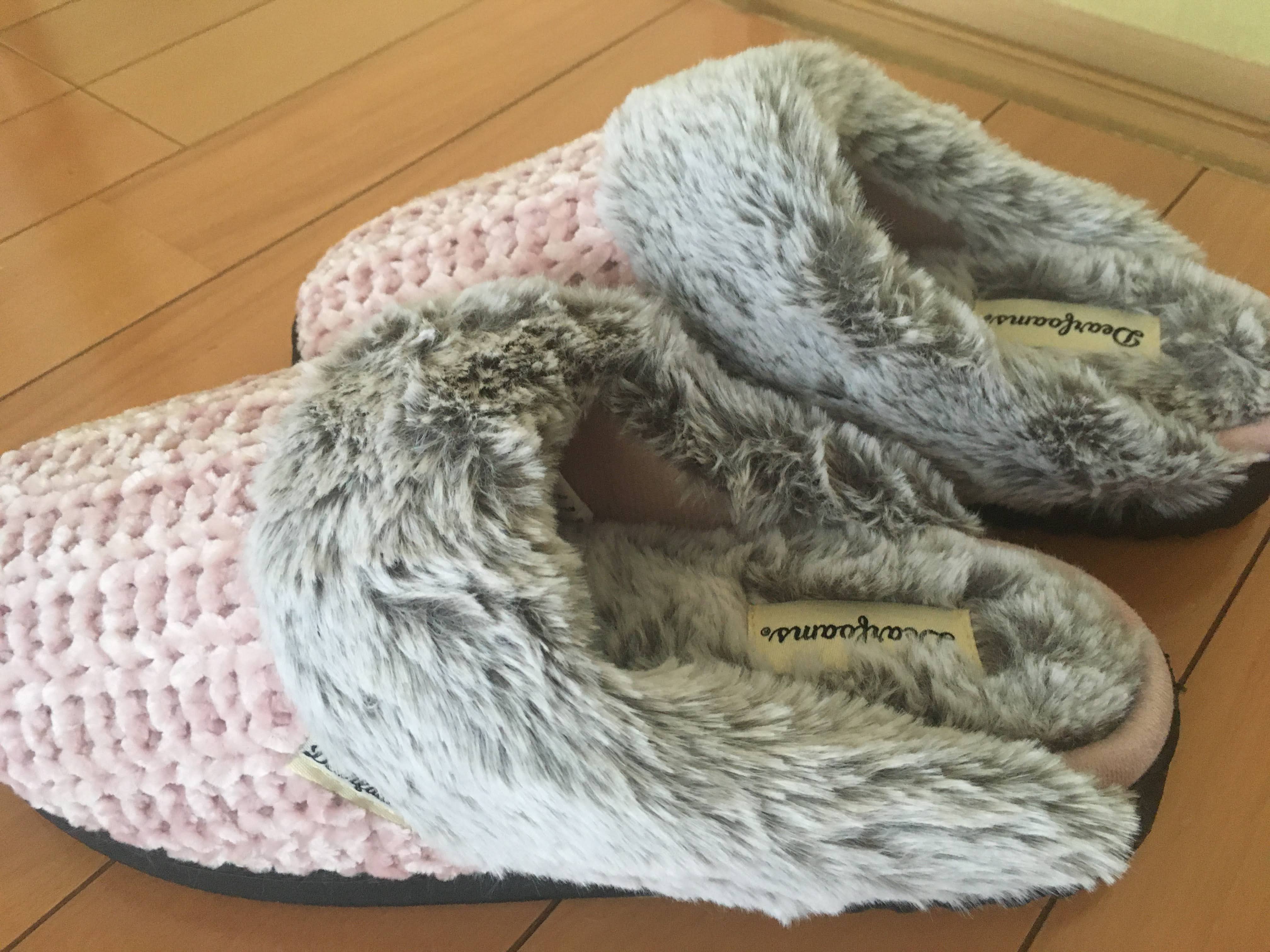 夫婦2人のコストコライフ マンション住まいの人は要注意 コストコのもふもふあったかスリッパ Dearfoams の思わぬ欠点