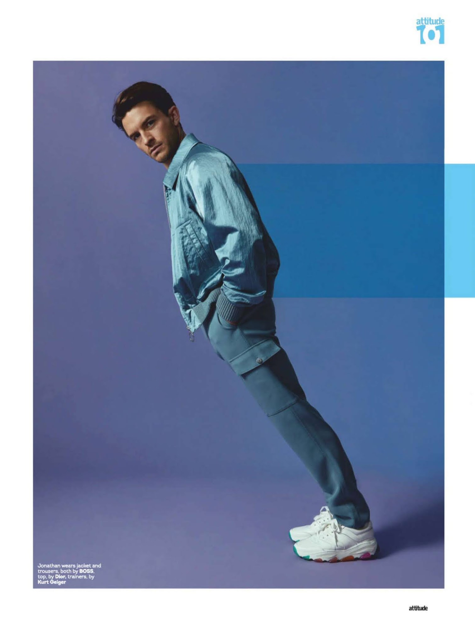 Jonathan Bailey para Attitude Magazine en fotos de Claire Harrison