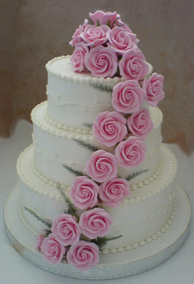 In order to make a beautiful wedding cake 
