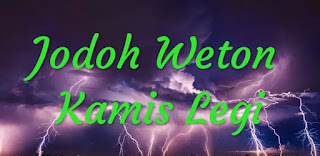 Jodoh Weton Kamis legi
