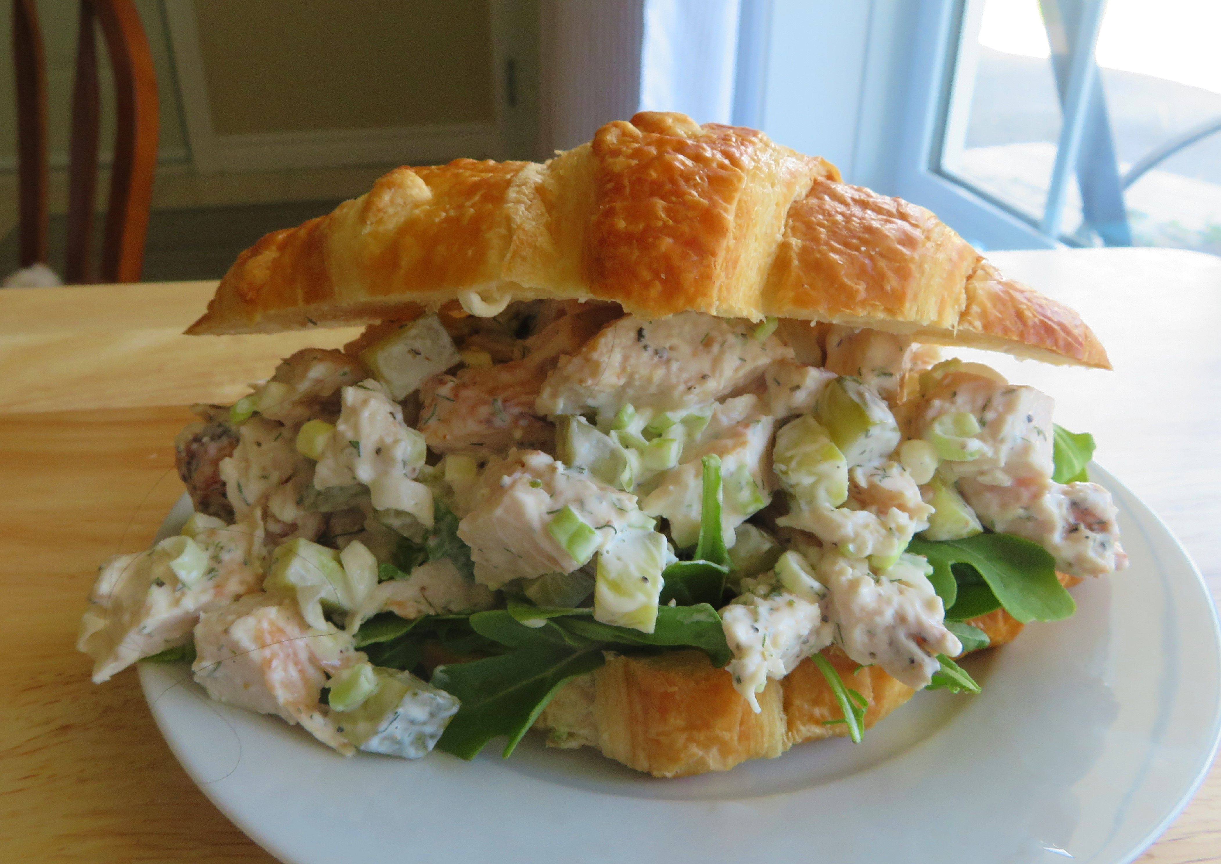 Dill Pickle Chicken Salad Croissants The English Kitchen