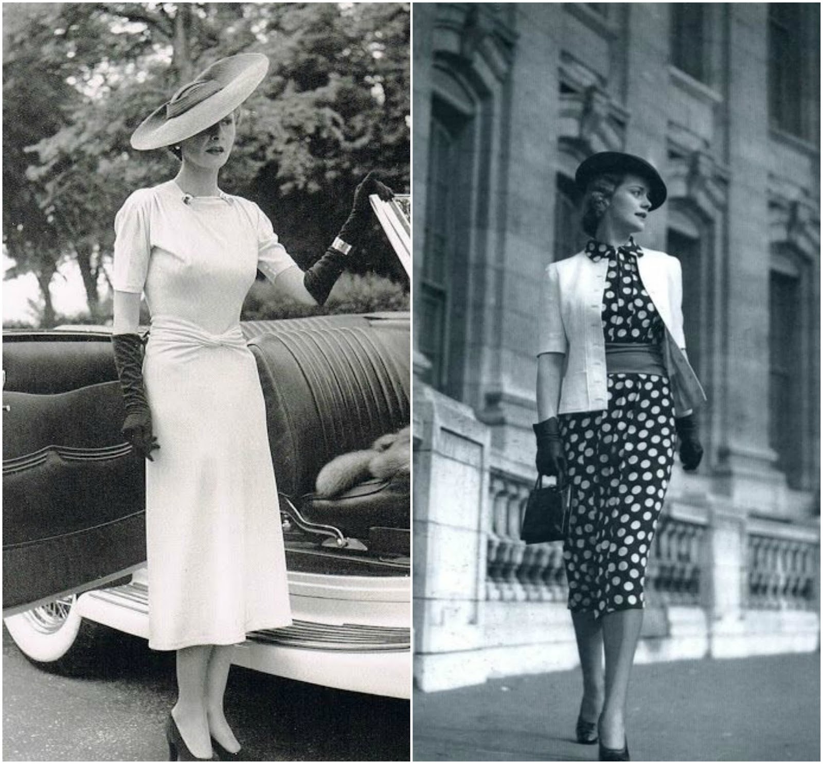 La robe c'est nous, le mannequin c'est vous: La mode des années 30 comme un  retour au classicisme avec élégance discrète