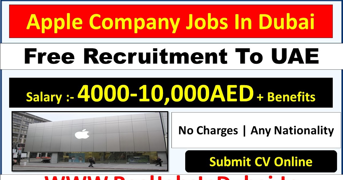 Apple UAE Careers Jobs Vacancies 2021