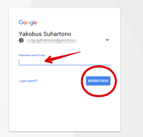 input password di gmail input password di gmail