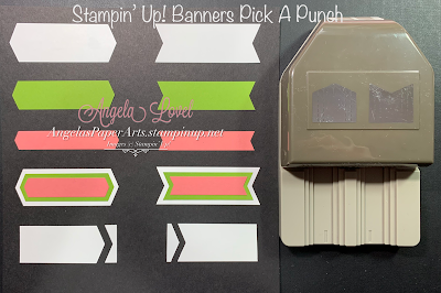 Angela Lovel, Angela's PaperArts: Stampin' Up! Banners Pick a Punch