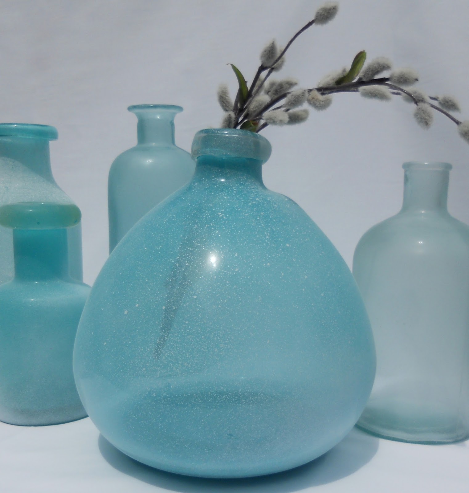 Just Another Hang Up DIY Sea Glass Vases