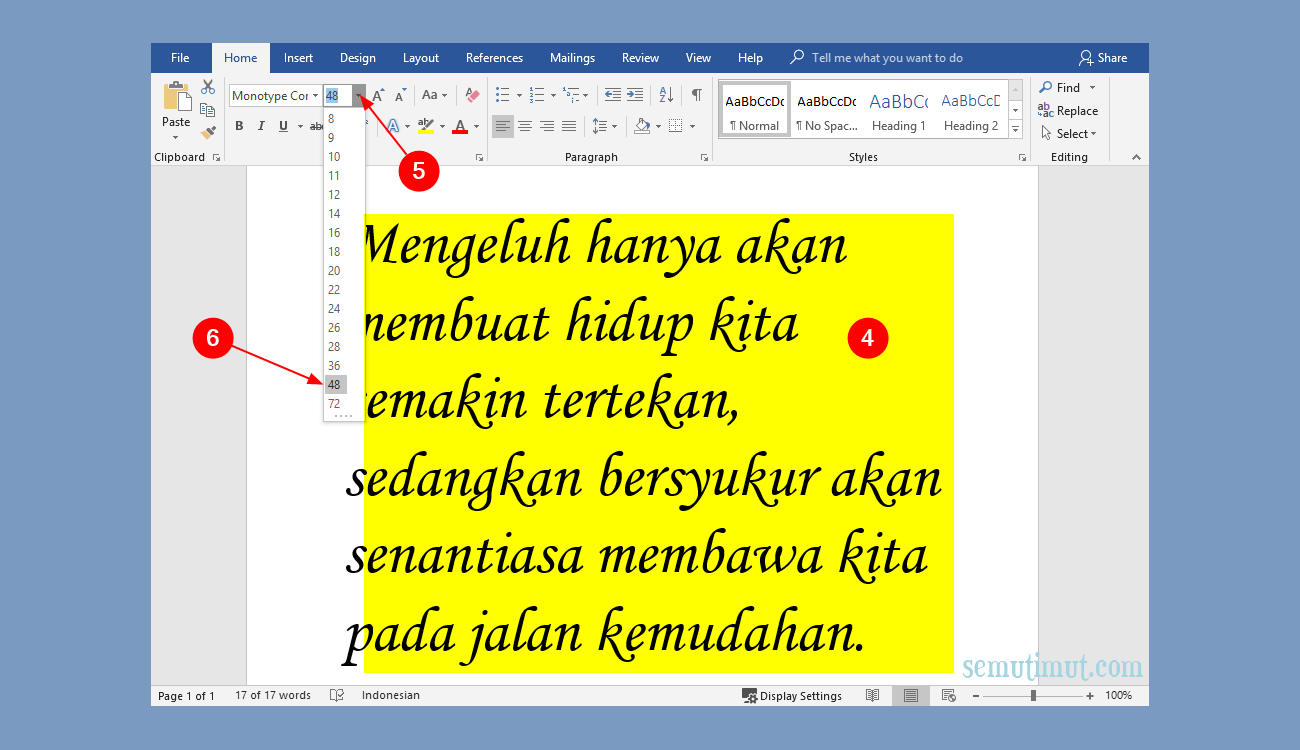 Cara Membuat Tulisan di Atas Gambar Microsoft Word Lengkap - SemutImut -  Tutorial Hp dan Komputer Terbaik