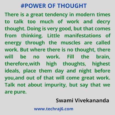 Power Of Thought Quotes  By Swami Vivekananda