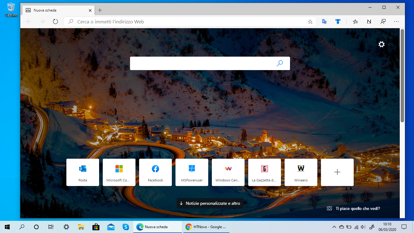 Immagini Windows Spotlight nel nuovo Microsoft Edge