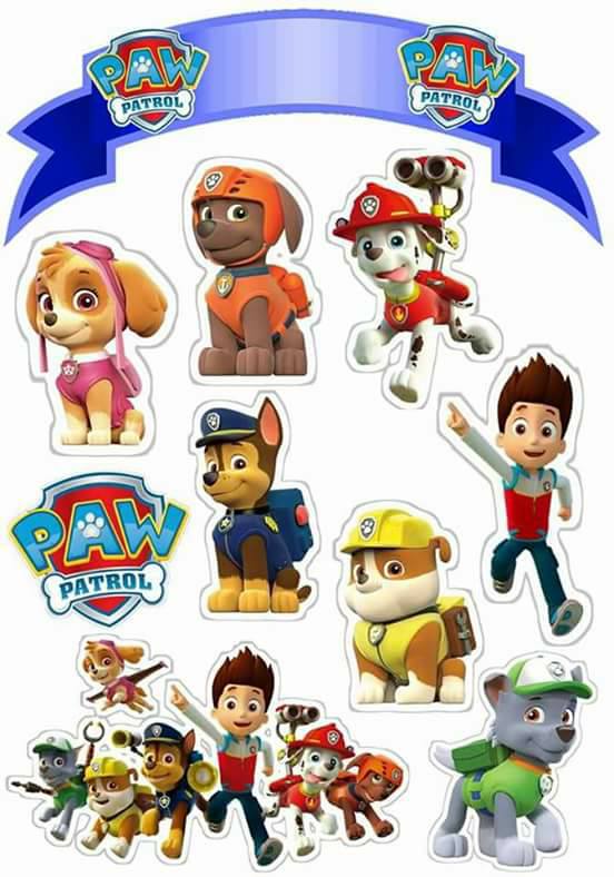 Paw Patrol Cake Topper Printable Printable Templates Paw Patrol Cake Topper Printable Printable Templates