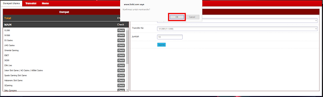 PANDUAN TRANSFER DANA LOKET4D