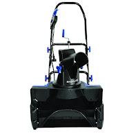 Snow Joe Ultra SJ618E Electric Snow Thrower for heavier snowfall on mid-sized driveways and walkways. Moves up to 550 lbs of snow per minute. 2 blade auger. Path width 18", depth 8".