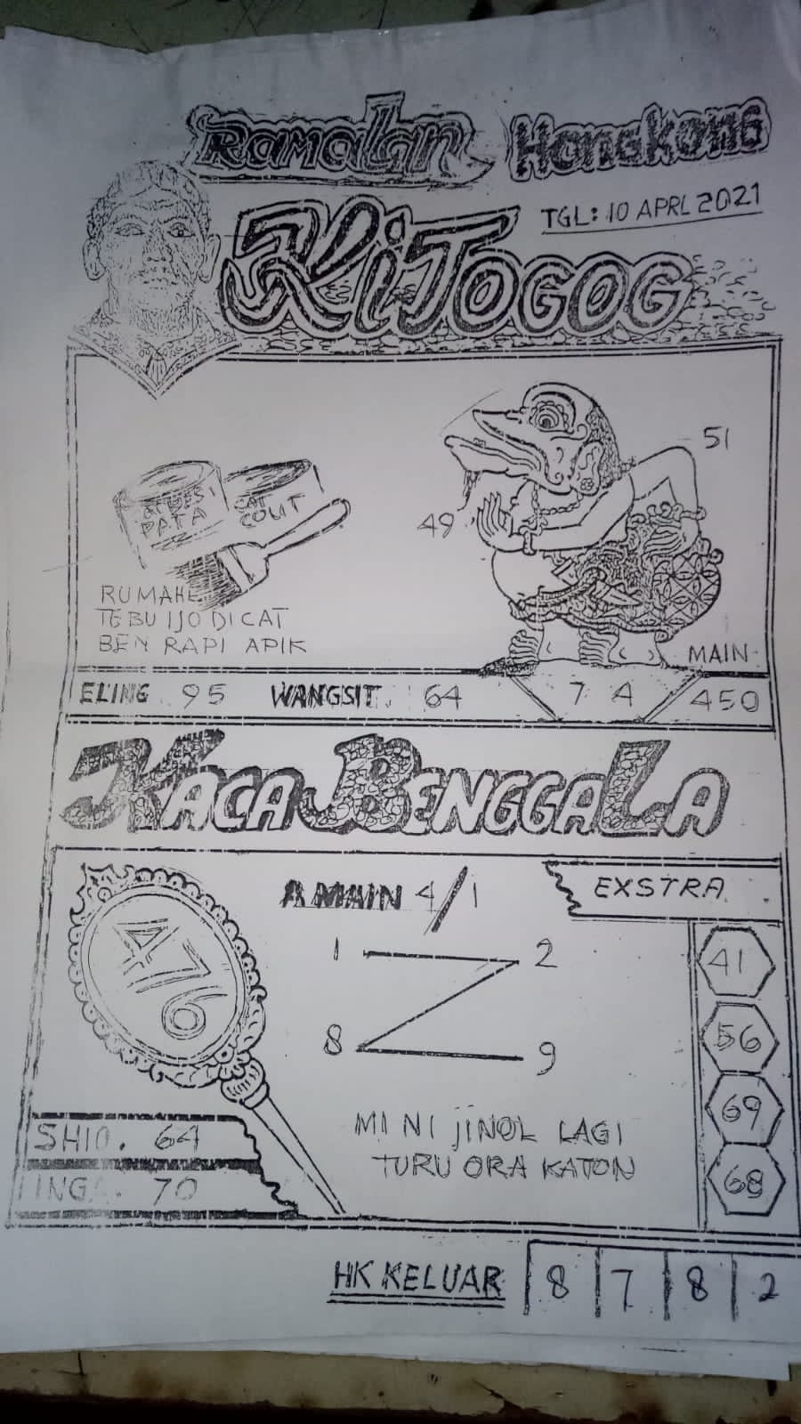 gambar togel hongkong