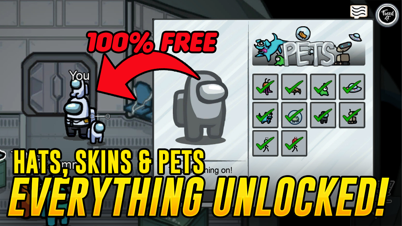 How To Get Free Skins Free Pets Hats In Among Us For Pc
