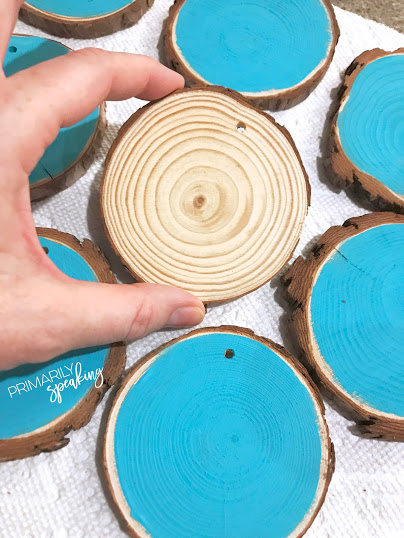 Create Your Own Wood Slice Snowman Ornament - Abundance of Everything