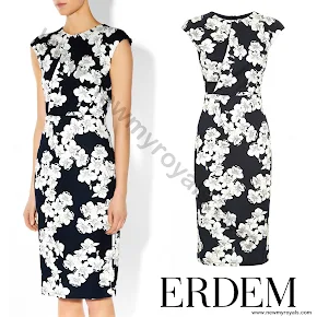 Sophie, Countess of Wessex wore ERDEM Analena Dress